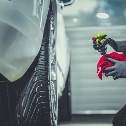 removing blue from white wall tires