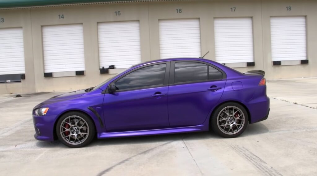 can you spray purple power on car paint
