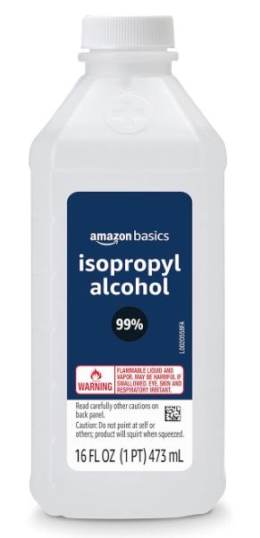 Amazon Basics 99% Isopropyl Alcohol First Aid For Technical Use,