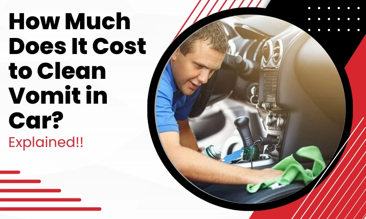 how much does it cost to clean vomit in car