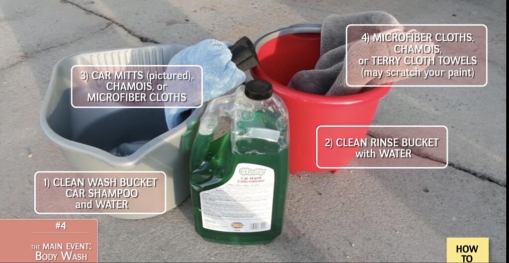 how to clean car exterior