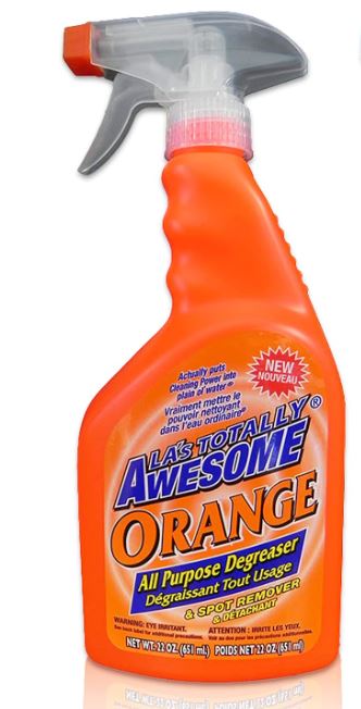 LAs Totally Awesome Orange Degreaser and Spot Remover, 22 oz