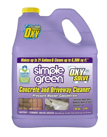 Simple Green Oxy Solve Concrete and Driveway Pressure Washer Cleaner