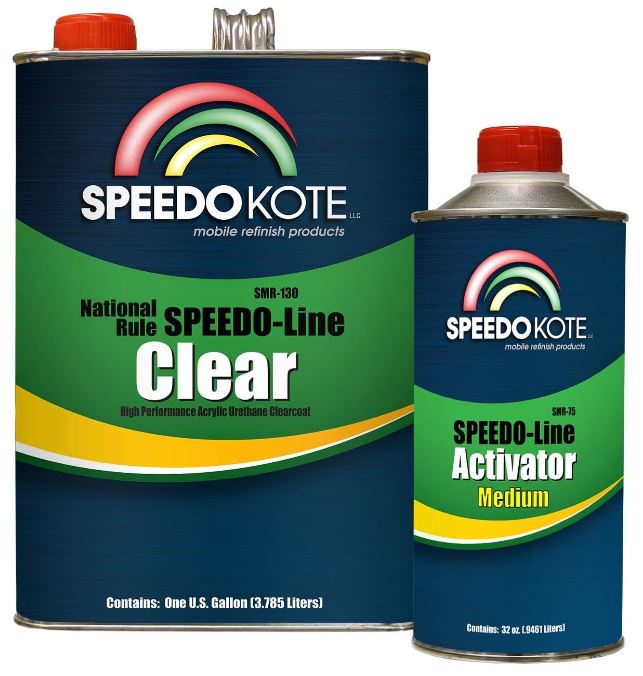 SpeedoKote SMR-130 75-K-M - Automotive Clear Coat Fast Dry 2K Urethane