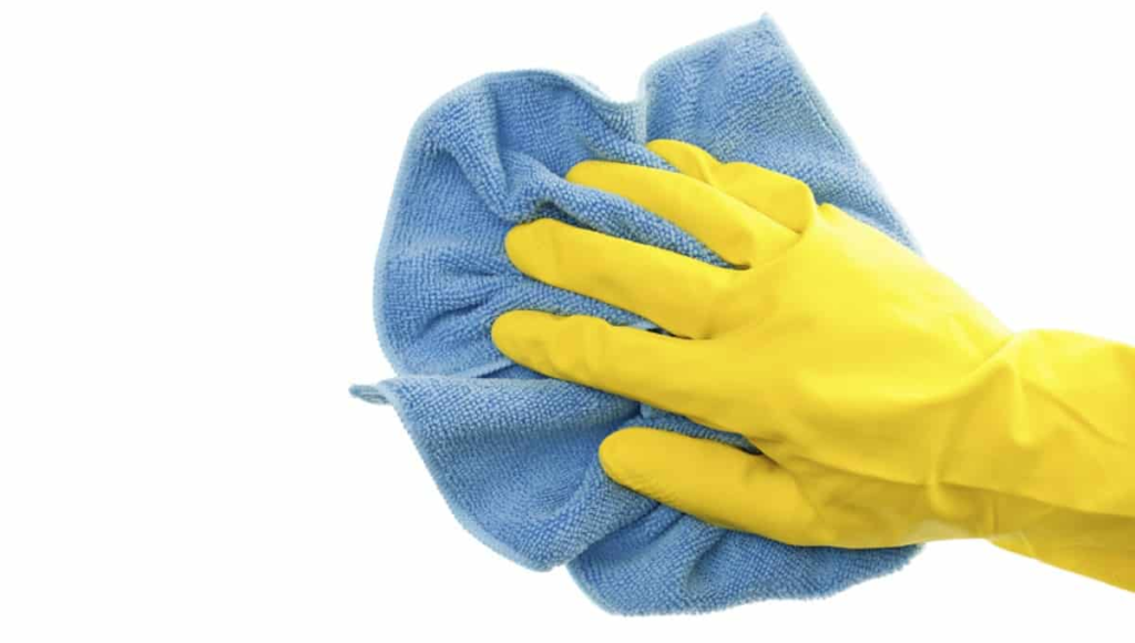 oxiclean on microfiber towels