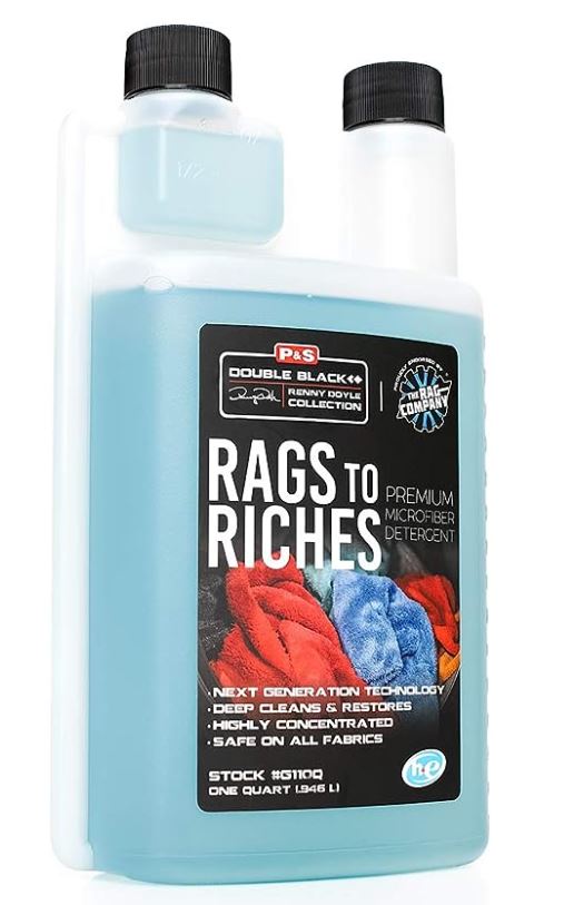 PS professional detail product rags to riches premium microfiber detergent