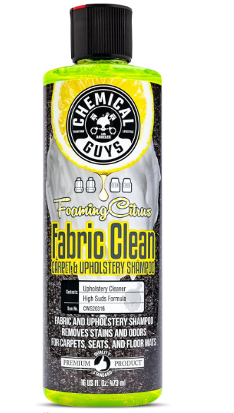 Chemical Guys CWS20316 Foaming Citrus Fabric Clean Carpet & Upholstery Cleaner 